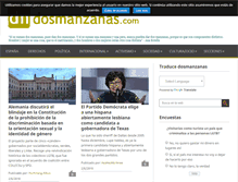 Tablet Screenshot of dosmanzanas.com